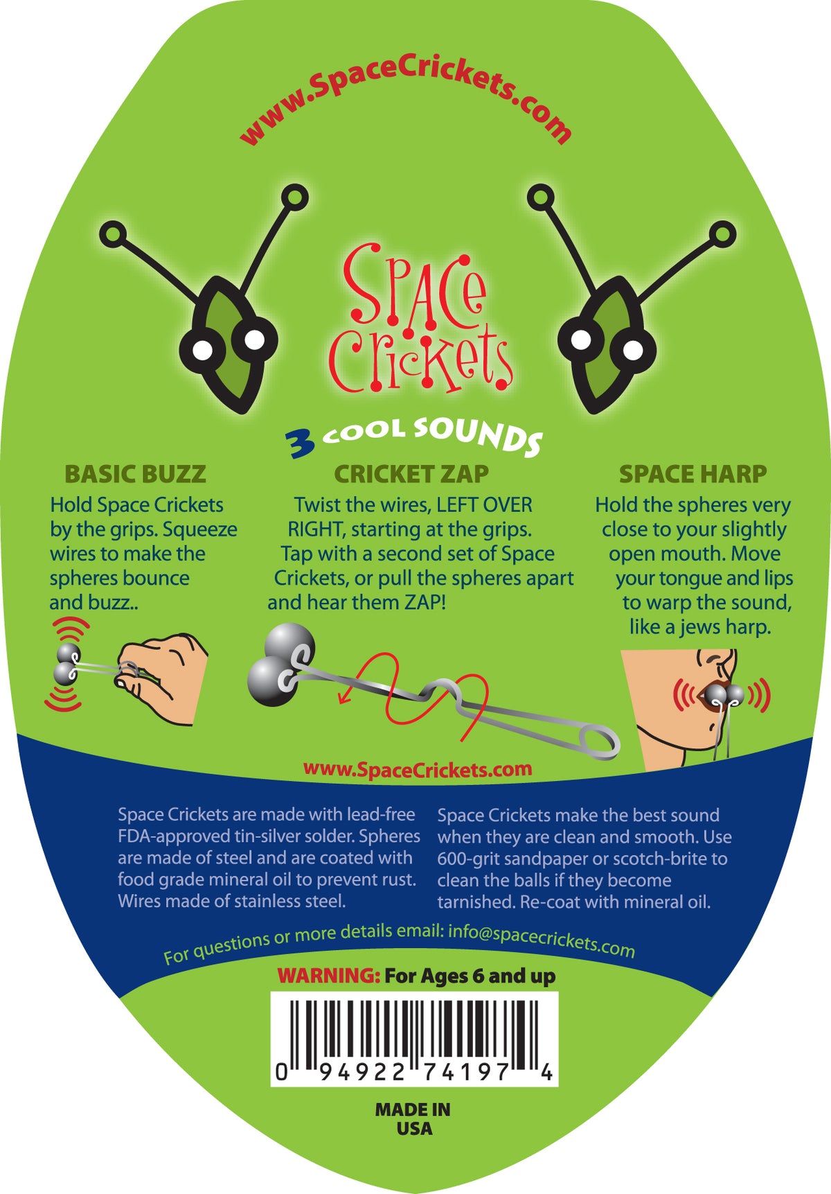 Spacecrickets